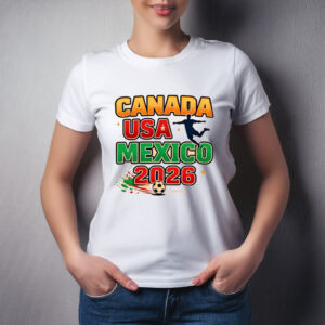 Canada USA Mexico 2026 Retro Fan Shirt