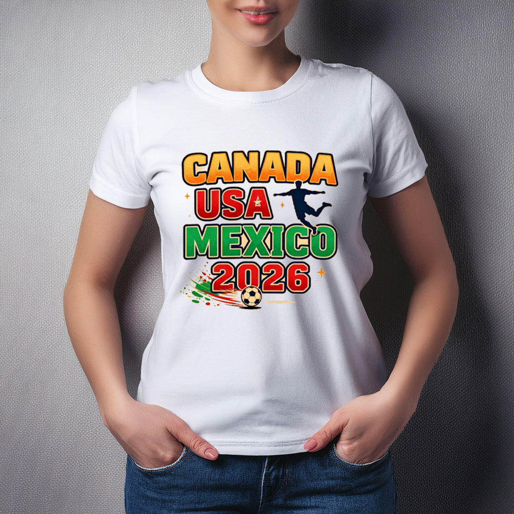 Canada USA Mexico 2026 Retro Fan Shirt
