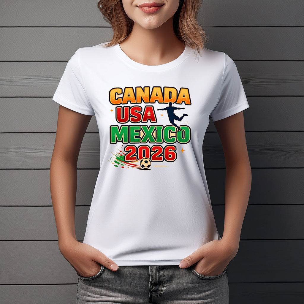 Canada USA Mexico 2026 Retro Fan Shirt