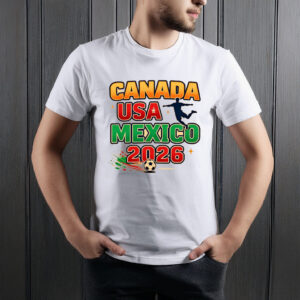 Canada USA Mexico 2026 Retro Fan Shirt