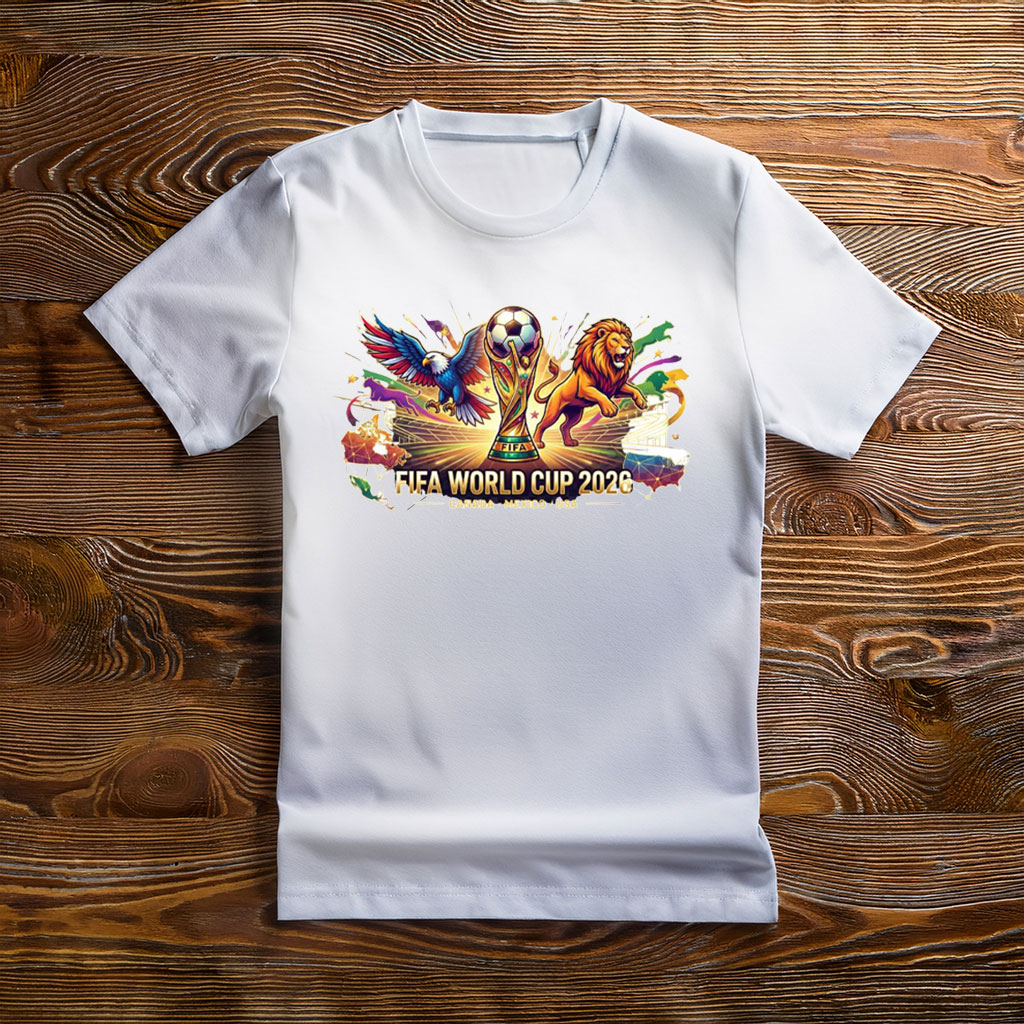 FIFA World Cup 2026 Lion and Eagle Graphic Shirt