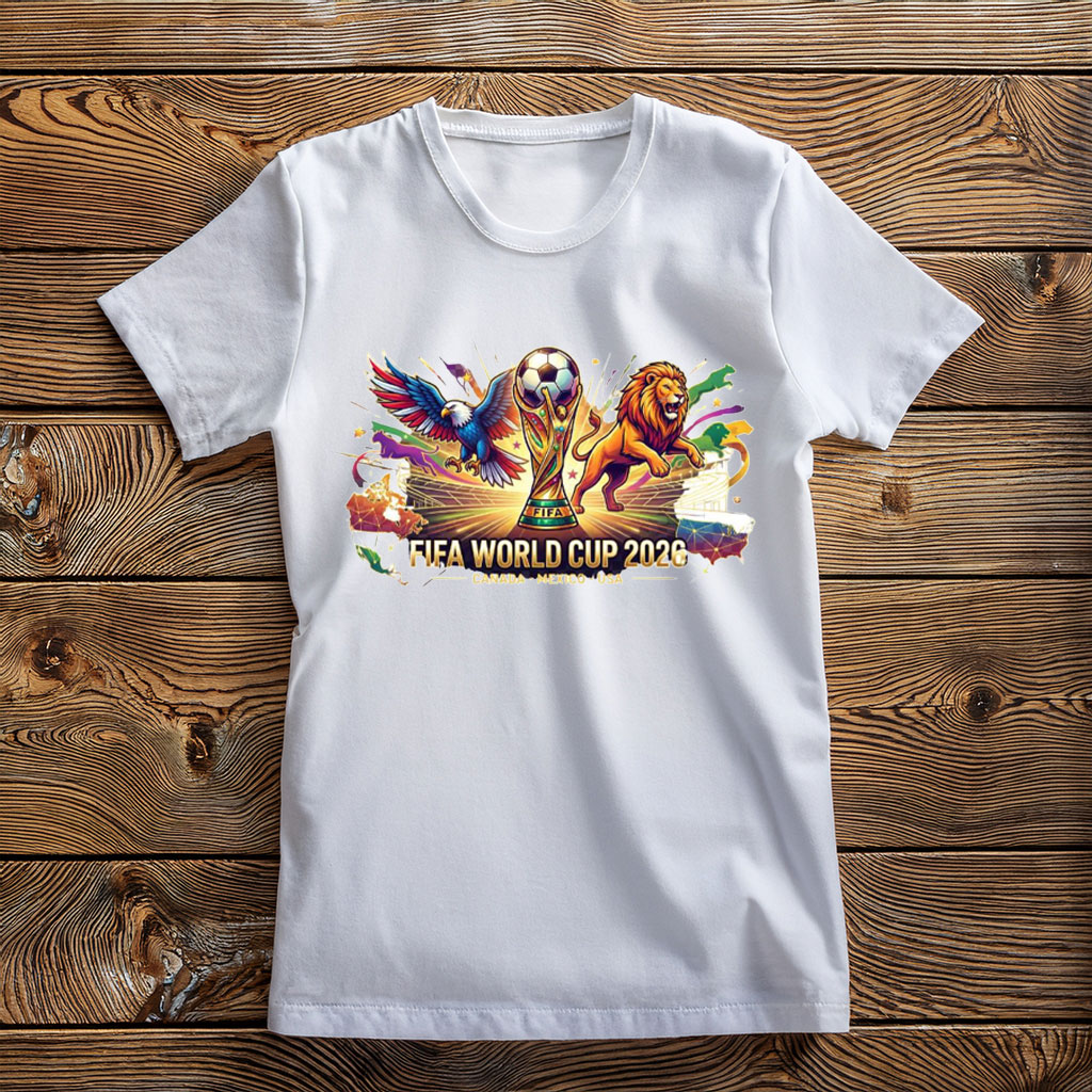 FIFA World Cup 2026 Lion and Eagle Graphic Shirt