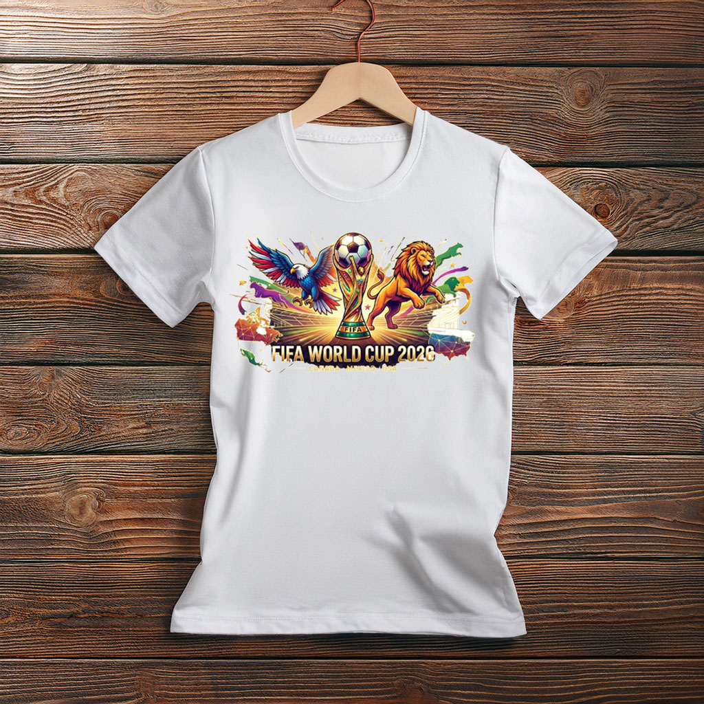 FIFA World Cup 2026 Lion and Eagle Graphic Shirt