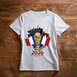 France FIFA World Cup 2026 Trophy Graphic Shirt