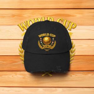 Gold Trophy World Cup 2026 Hat