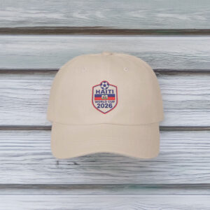 Haiti World Cup 2026 Shield Cap – Embroidered Soccer Dad Hat