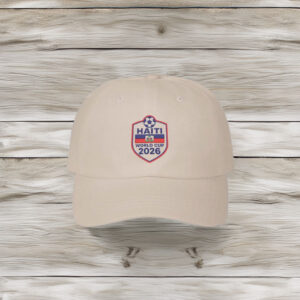 Haiti World Cup 2026 Shield Cap – Embroidered Soccer Dad Hat