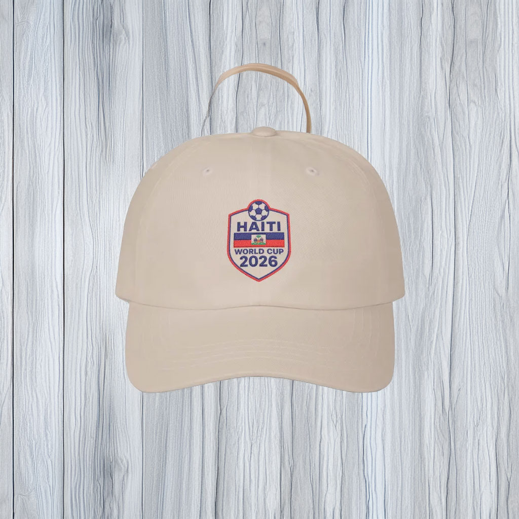 Haiti World Cup 2026 Shield Cap – Embroidered Soccer Dad Hat
