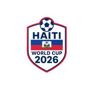 Haiti World Cup 2026 Soccer Shield Vinyl Sticker