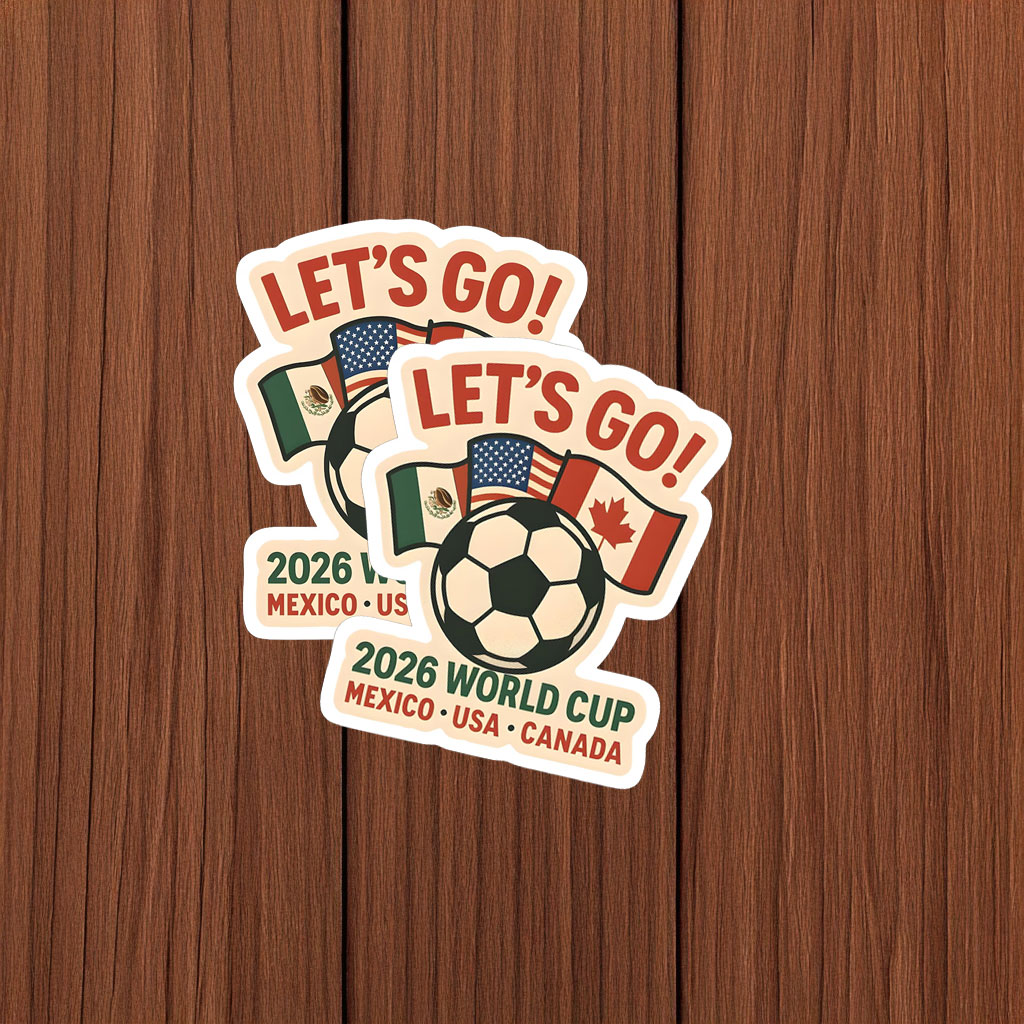 Let’s Go! FIFA World Cup 2026 Fan Chant Sticker