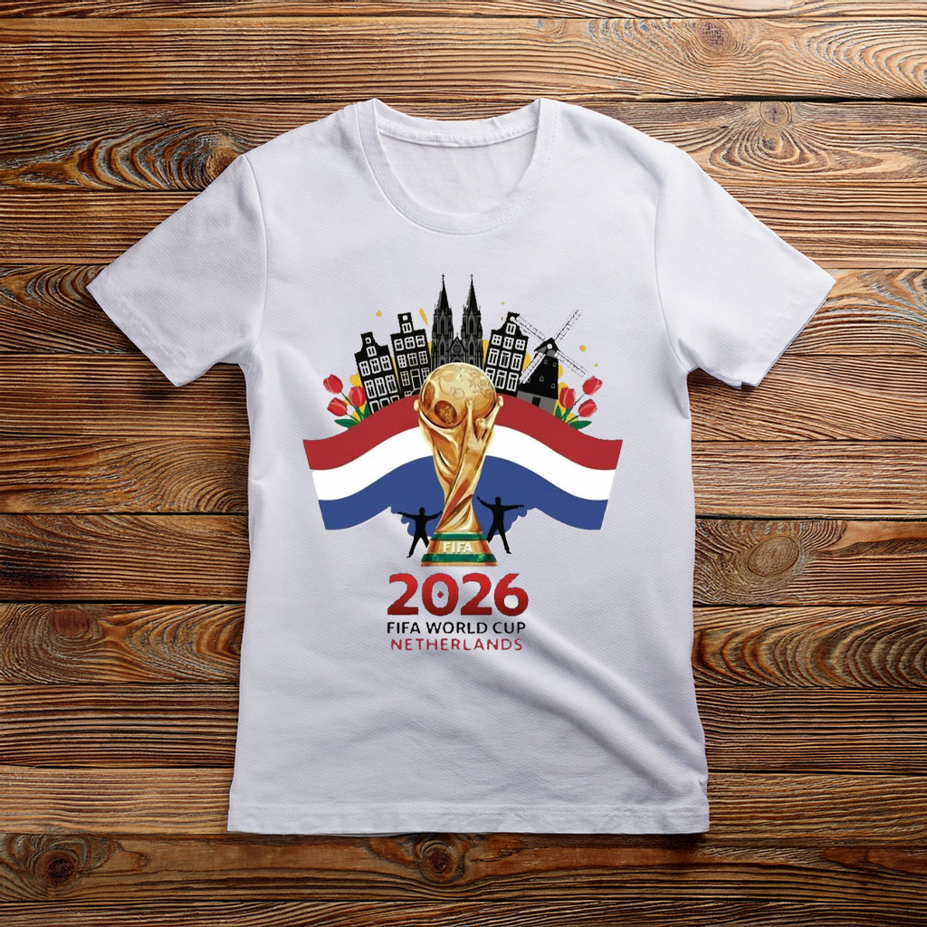 Netherlands FIFA World Cup 2026 Trophy Graphic Shirt