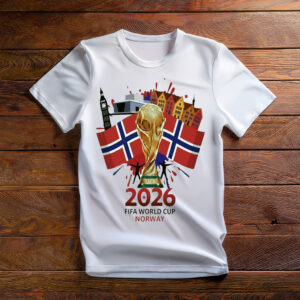 Norway FIFA World Cup 2026 Trophy Graphic Shirt