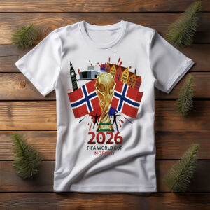 Norway FIFA World Cup 2026 Trophy Graphic Shirt