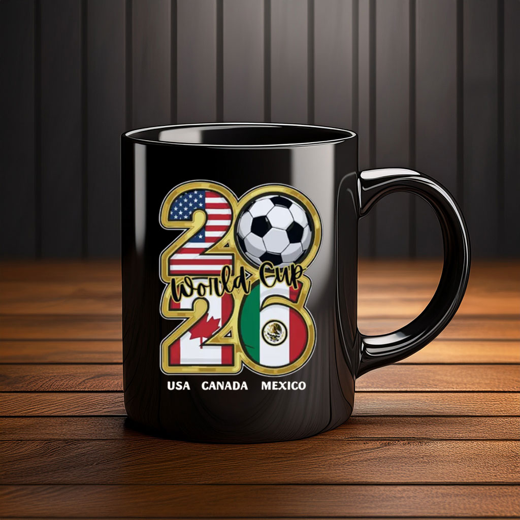 Number Ball 2026 World Cup Soccer Mug