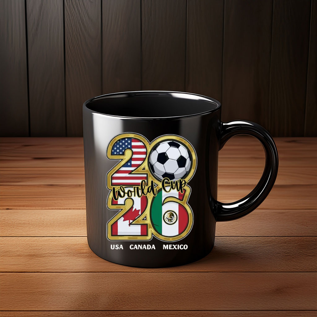 Number Ball 2026 World Cup Soccer Mug