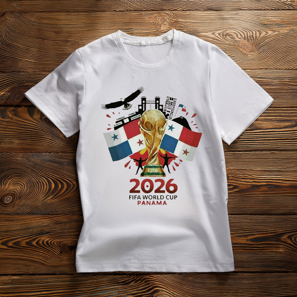 Panama FIFA World Cup 2026 Trophy Graphic Shirt