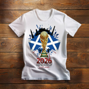 Scotland FIFA World Cup 2026 Trophy Graphic Shirt