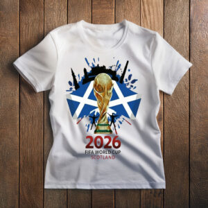 Scotland FIFA World Cup 2026 Trophy Graphic Shirt
