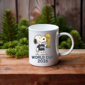Snoopy Holding World Cup 2026 Mug