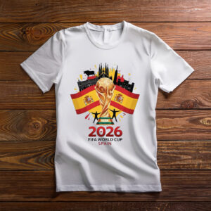 Spain FIFA World Cup 2026 Trophy Graphic Shirt