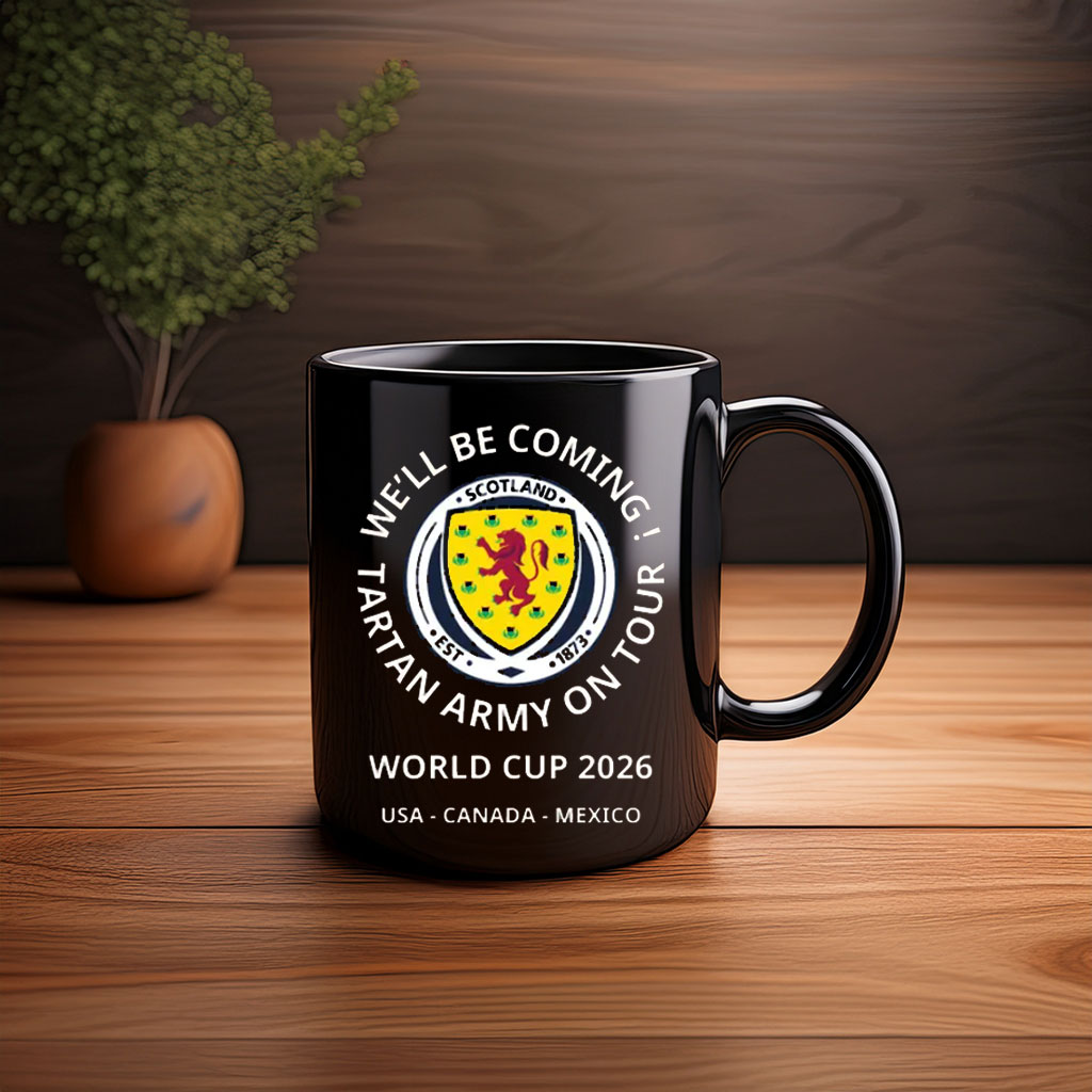 Tartan Army On Tour – Scotland Football Supporter Mug