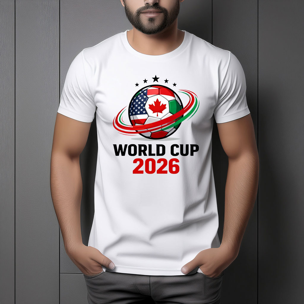 USA Canada Mexico Flag World Cup 2026 Soccer Shirt