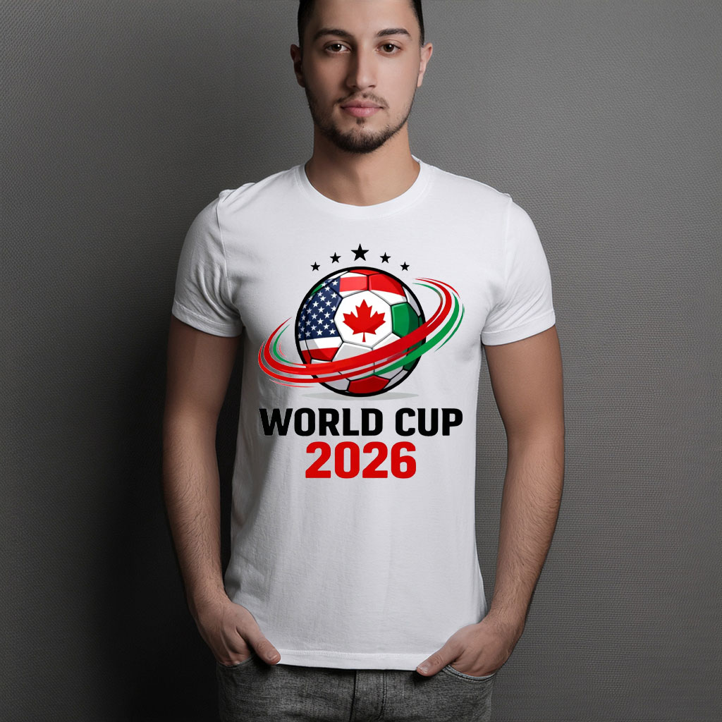 USA Canada Mexico Flag World Cup 2026 Soccer Shirt