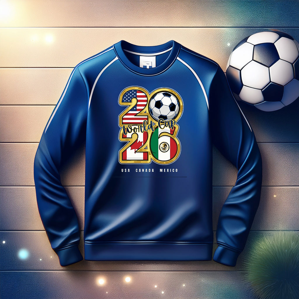 USA Canada Mexico Soccer World Cup 2026 T-Shirt