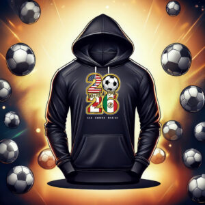 USA Canada Mexico Soccer World Cup 2026 T-Shirt