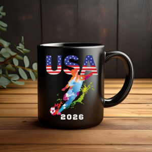 USA Football Red White and Blue Mug