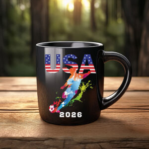 USA Football Red White and Blue Mug