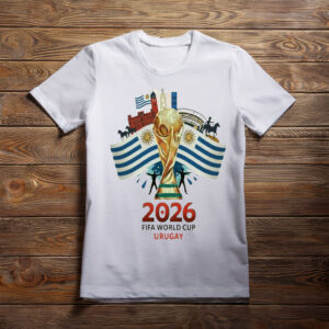 Uruguay FIFA World Cup 2026 Trophy Graphic Shirt
