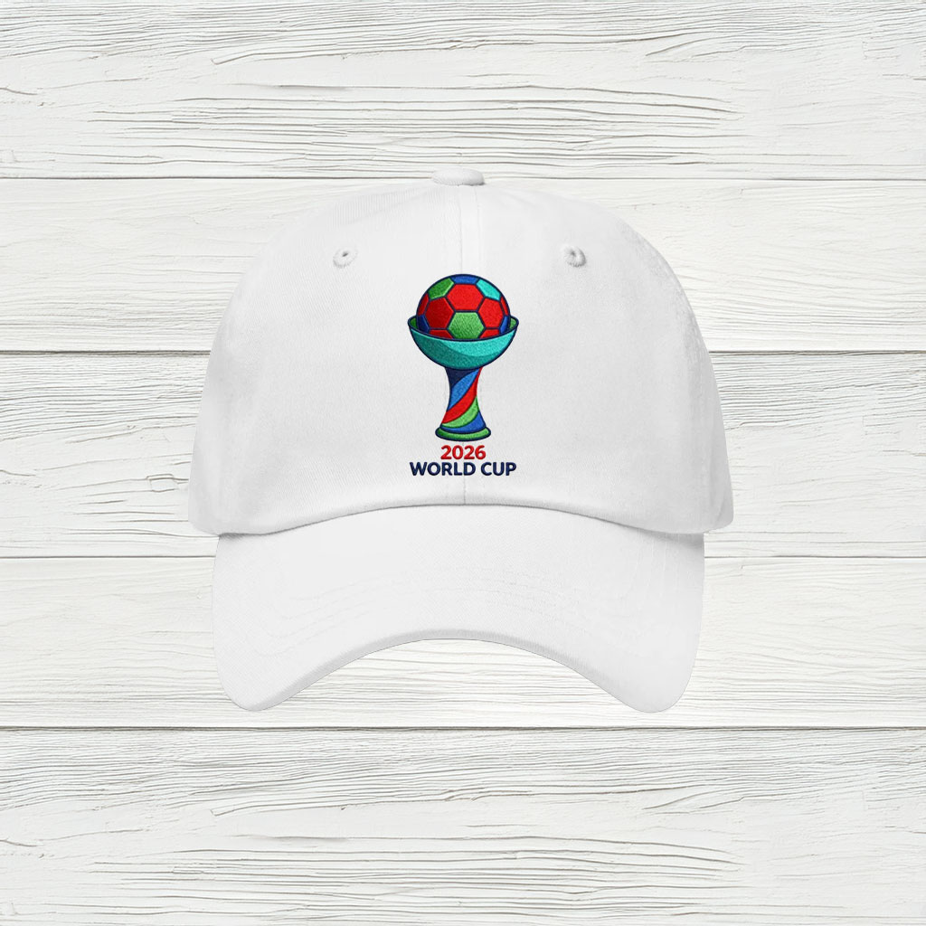 World Cup 2026 Abstract Trophy Pattern Hat
