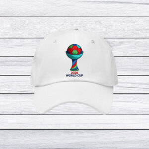 World Cup 2026 Abstract Trophy Pattern Hat