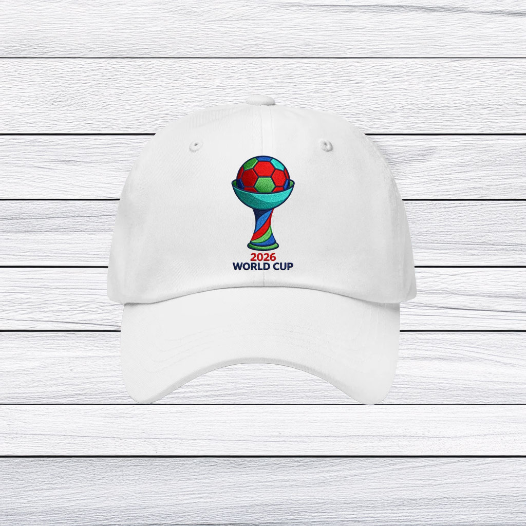 World Cup 2026 Abstract Trophy Pattern Hat