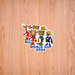 World Cup 2026 Color Splash Graffiti Soccer Sticker