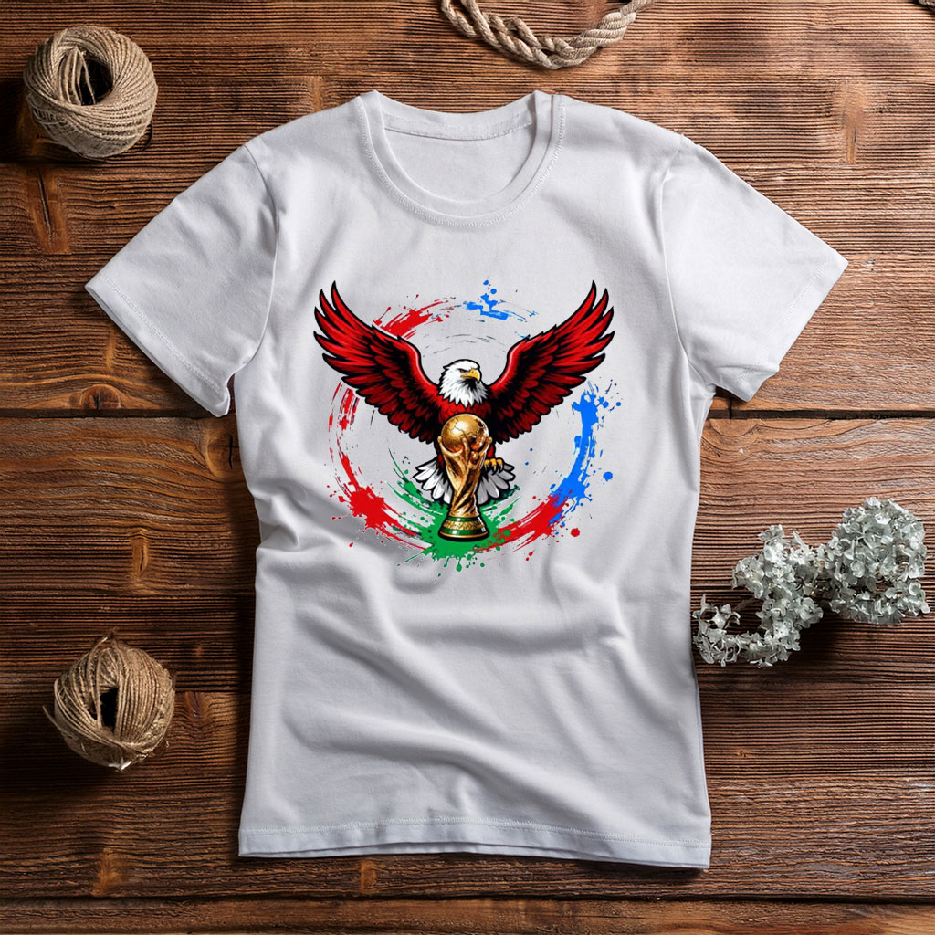 World Cup 2026 Eagle Trophy Patriotic Shirt