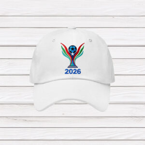 World Cup 2026 Embroidered Trophy Soccer Hat