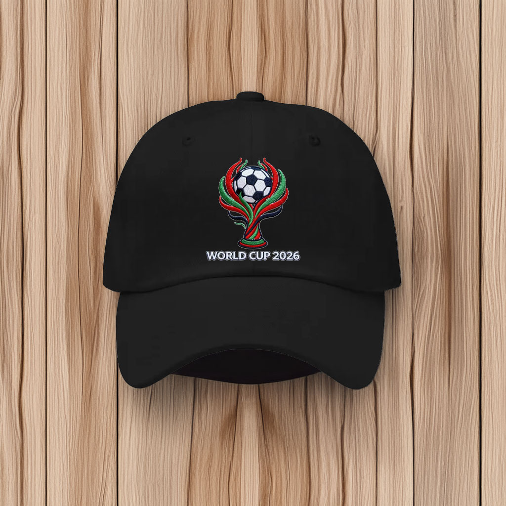 World Cup 2026 Floral Trophy Soccer Cap