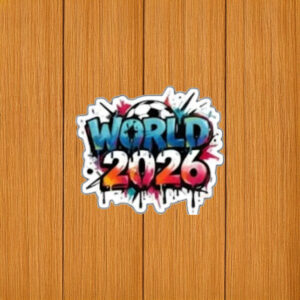 World Cup 2026 Graffiti Style Soccer Sticker