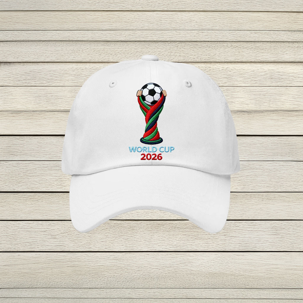 World Cup 2026 Handheld Trophy Soccer Hat – Classic Football Fan Cap