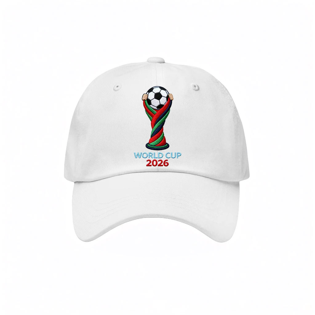 World Cup 2026 Handheld Trophy Soccer Hat – Classic Football Fan Cap