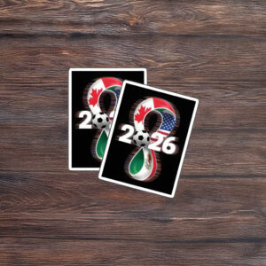 World Cup 2026 Infinity Logo USA Mexico Sticker – Unity Soccer Fan Decal