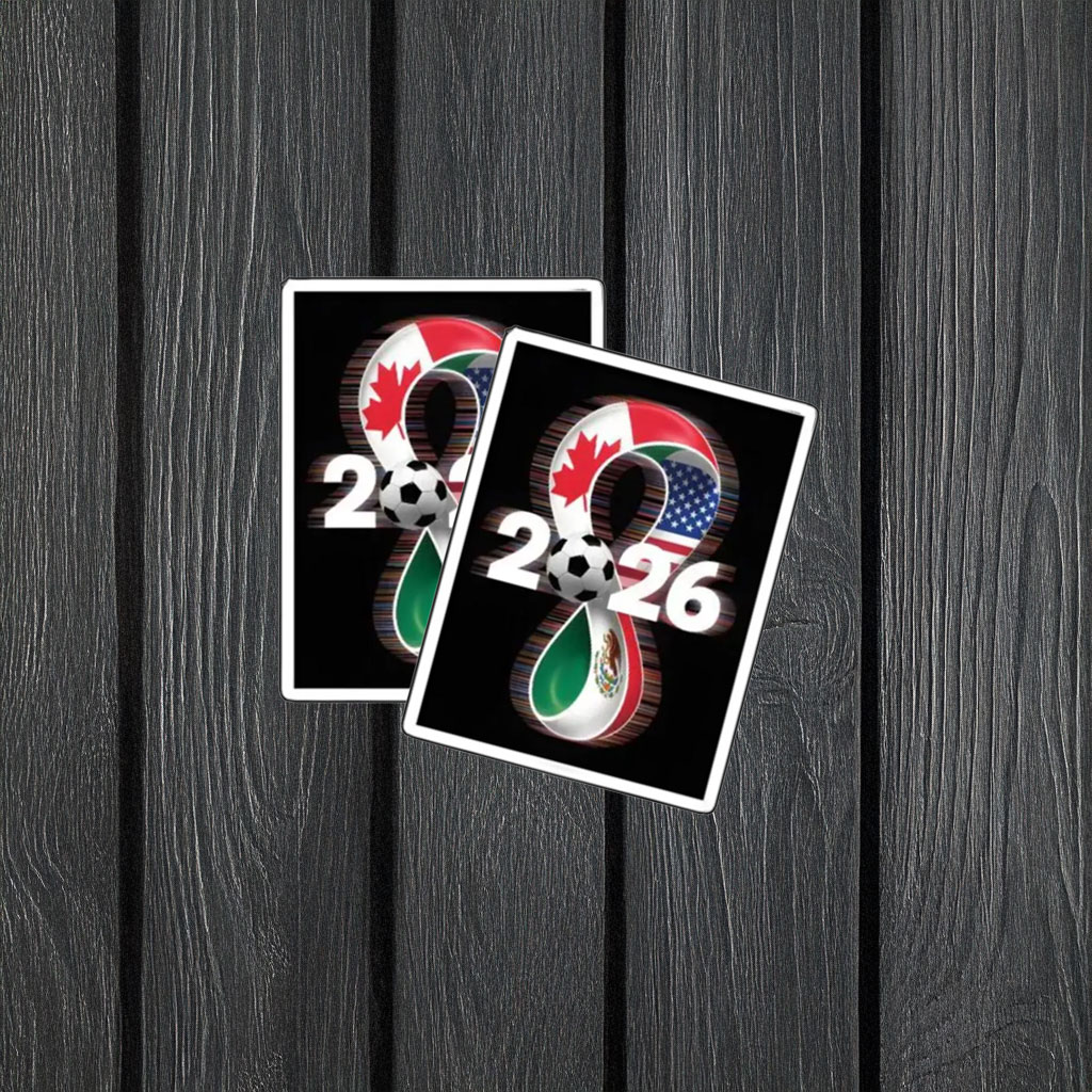 World Cup 2026 Infinity Logo USA Mexico Sticker – Unity Soccer Fan Decal
