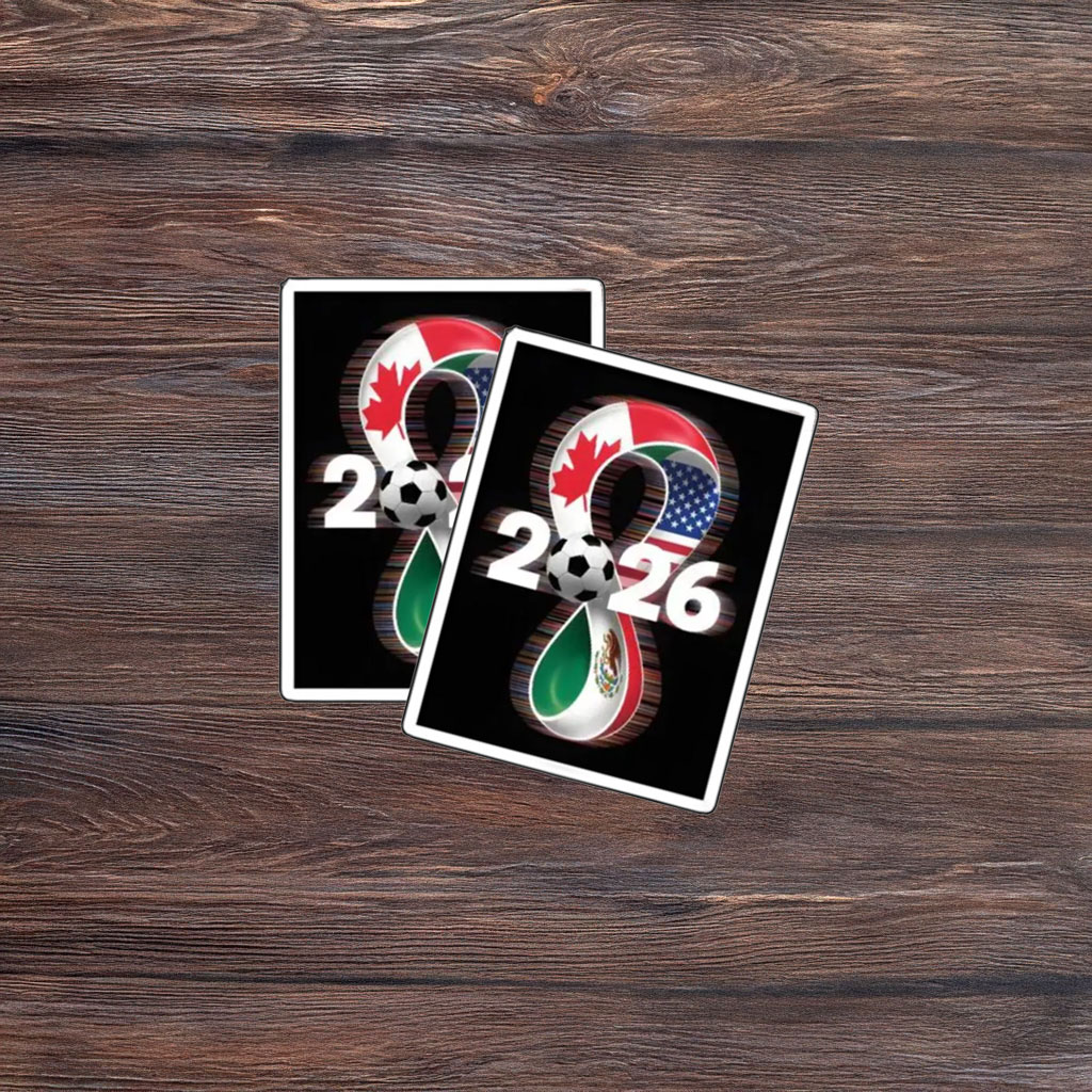 World Cup 2026 Infinity Logo USA Mexico Sticker – Unity Soccer Fan Decal