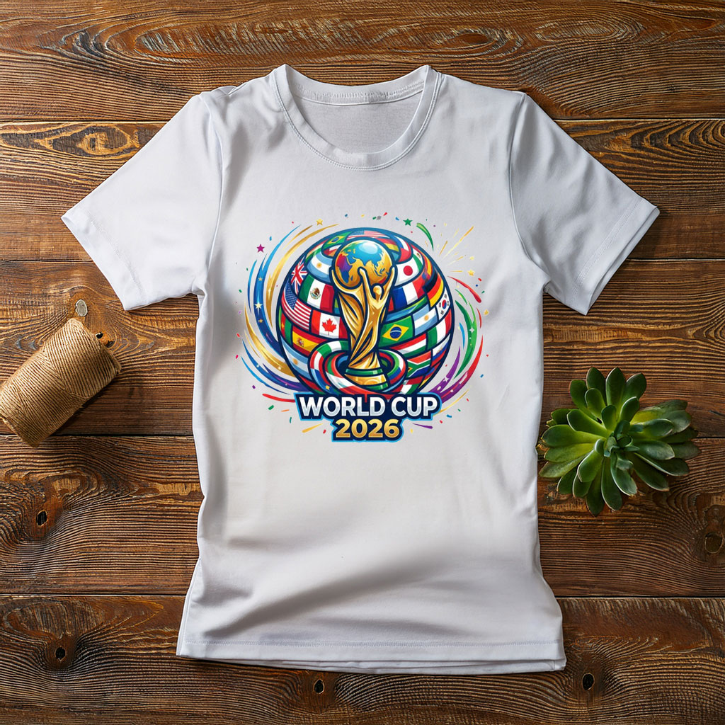 World Cup 2026 International Flags Trophy Shirt