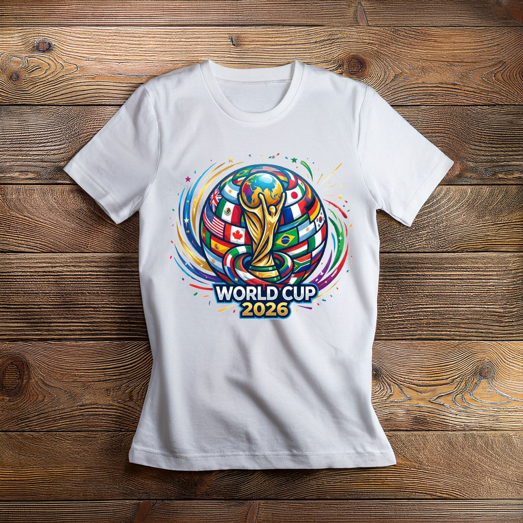 World Cup 2026 International Flags Trophy Shirt