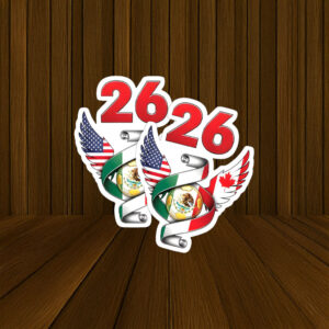 World Cup 2026 Mexico Eagle Soccer Sticker