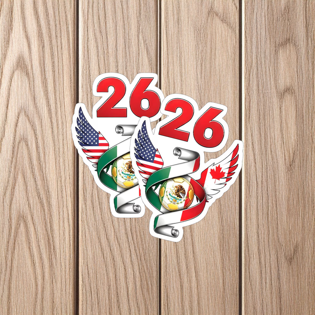 World Cup 2026 Mexico Eagle Soccer Sticker