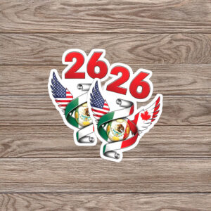 World Cup 2026 Mexico Eagle Soccer Sticker